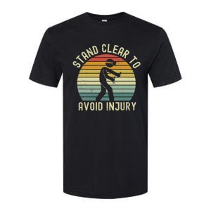 Funny Virtual Reality Vr Stay Clear To Avoid Injury Softstyle CVC T-Shirt