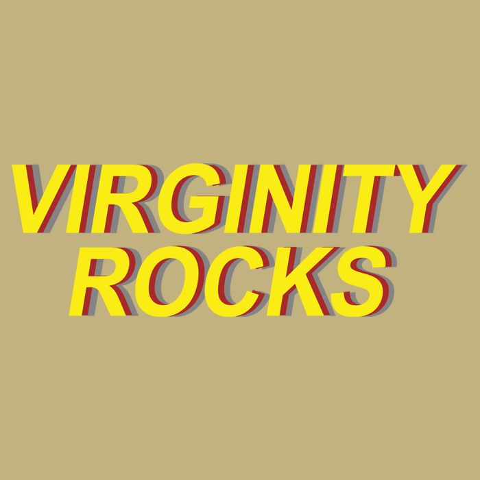 Funny Virginity Rocks Retro Funny Button