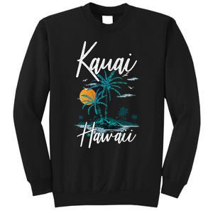 Family Vacation Retro Sunset Hawaii Kauai Sweatshirt