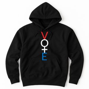 Feminist Vote Red White Blue Voting Election Gift Hoodie