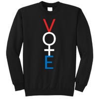 Feminist Vote Red White Blue Voting Election Gift Sweatshirt