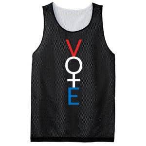 Feminist Vote Red White Blue Voting Election Gift Mesh Reversible Basketball Jersey Tank