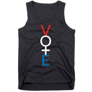 Feminist Vote Red White Blue Voting Election Gift Tank Top