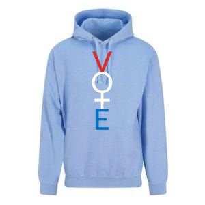 Feminist Vote Red White Blue Voting Election Gift Unisex Surf Hoodie