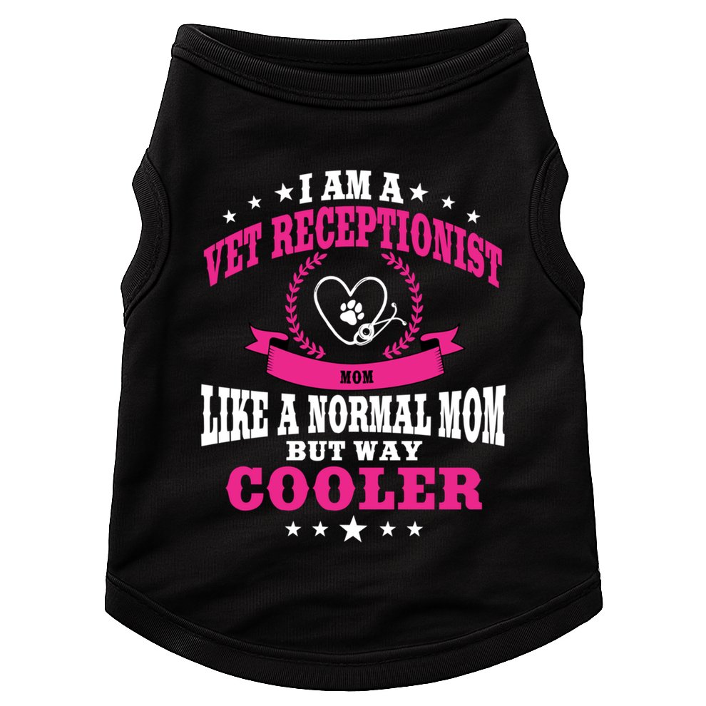 Funny Vet Receptionist Mom Outfit Great Gift Doggie Tank