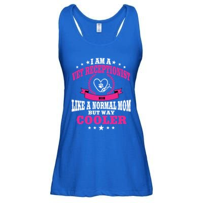 Funny Vet Receptionist Mom Outfit Great Gift Ladies Essential Flowy Tank