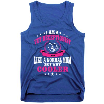 Funny Vet Receptionist Mom Outfit Great Gift Tank Top