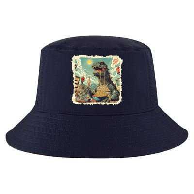 Funny Vintage Retro Japanese Ramen Loving Kaiju Monster Cool Comfort Performance Bucket Hat