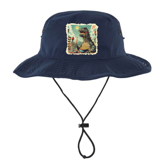 Funny Vintage Retro Japanese Ramen Loving Kaiju Monster Bucket Hat