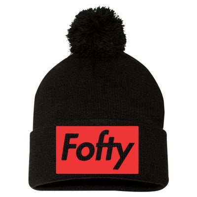 Fofty Vanderpump Rules Pom Pom 12in Knit Beanie