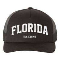 Florida Vintage State Athletic Style Yupoong Adult 5-Panel Trucker Hat