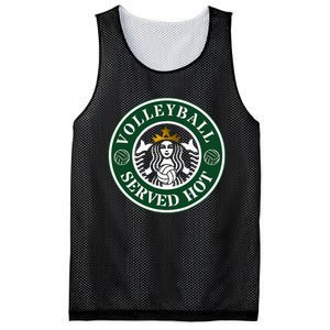 Funny Volleyball Served Hot Cheerleader Gift Mesh Reversible Basketball Jersey Tank