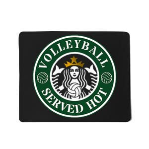 Funny Volleyball Served Hot Cheerleader Gift Mousepad