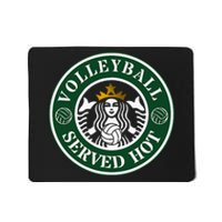 Funny Volleyball Served Hot Cheerleader Gift Mousepad