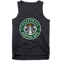 Funny Volleyball Served Hot Cheerleader Gift Tank Top