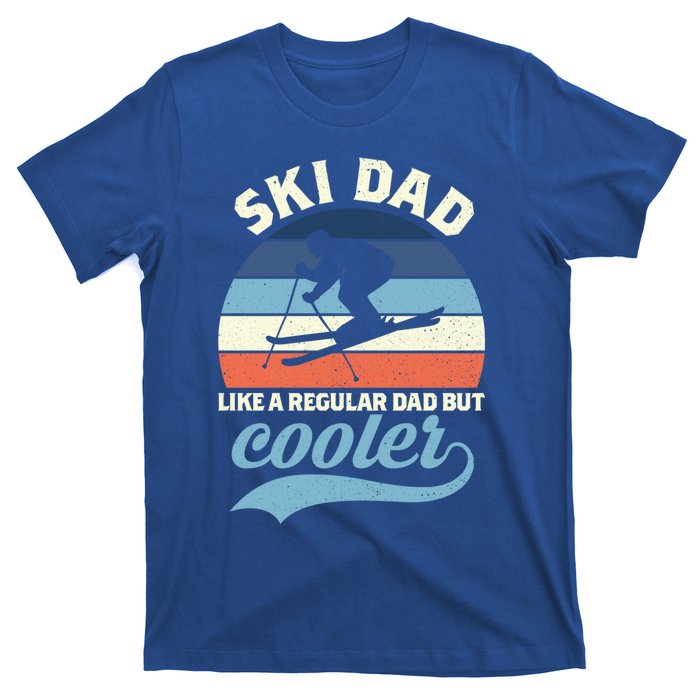 Funny Vintage Ski Dad Skiing Gift Skiing Dad Retro Funny Gift T-Shirt