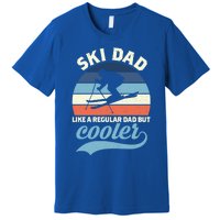 Funny Vintage Ski Dad Skiing Gift Skiing Dad Retro Funny Gift Premium T-Shirt