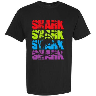 Funny Vintage Shark Design For Basking Goblin Shark Lovers Garment-Dyed Heavyweight T-Shirt