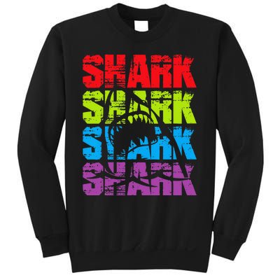 Funny Vintage Shark Design For Basking Goblin Shark Lovers Sweatshirt