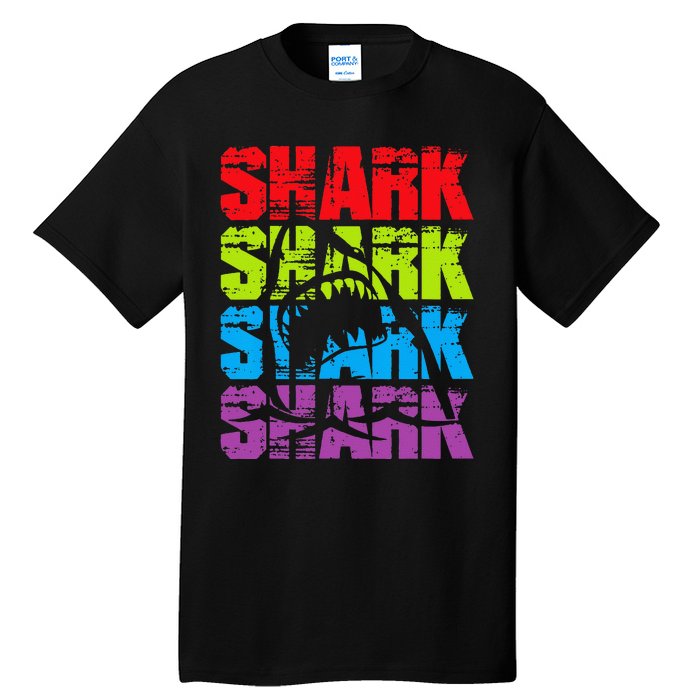 Funny Vintage Shark Design For Basking Goblin Shark Lovers Tall T-Shirt