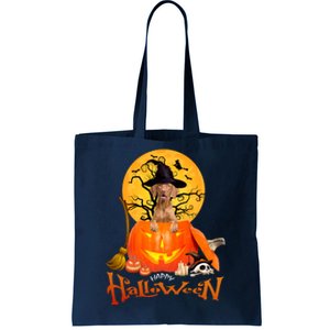 Funny Vizsla Spooky Halloween Tote Bag