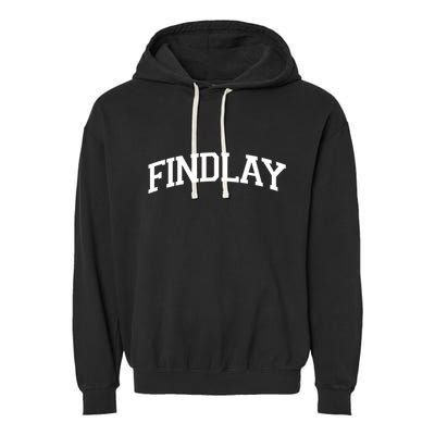 Findlay Varsity Style Logo Garment-Dyed Fleece Hoodie