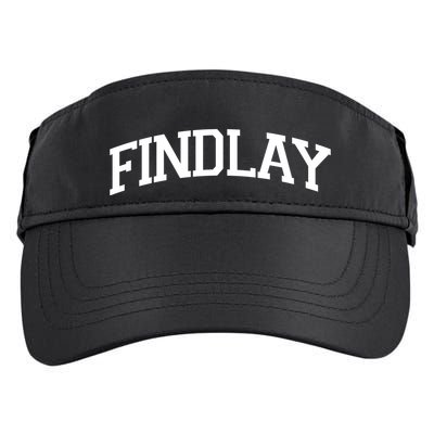 Findlay Varsity Style Logo Adult Drive Performance Visor