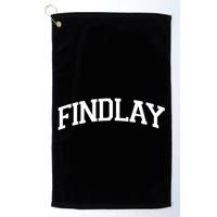 Findlay Varsity Style Logo Golf Towel