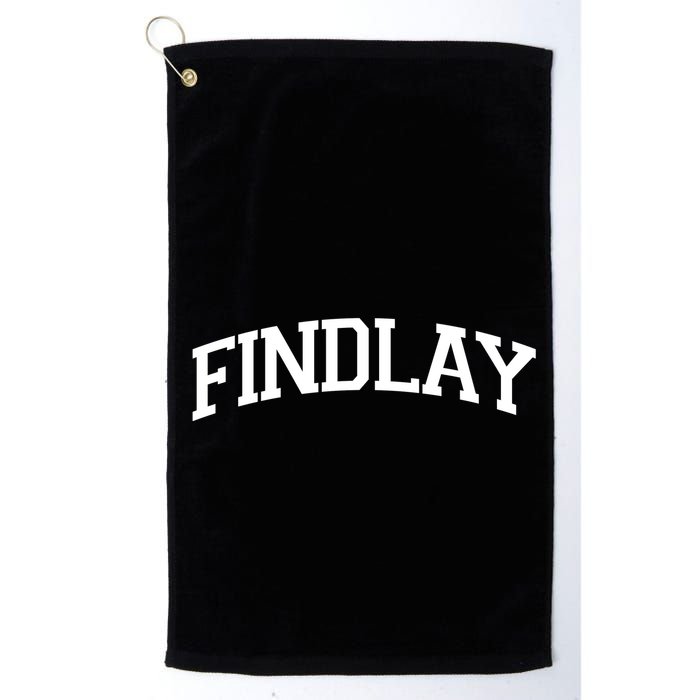 Findlay Varsity Style Logo Golf Towel
