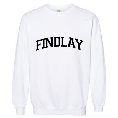 Findlay Varsity Style Logo Garment-Dyed Sweatshirt