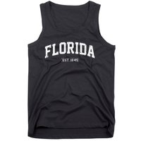 Florida Vintage State Athletic Style Tank Top