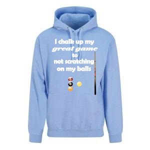 Funny Vulgar Scratching Balls Scratch Pool Billiards Pun Great Gift Unisex Surf Hoodie