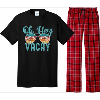 Family Vacation Summer Vacation Trip Oh Hey Vacay Cute Gift Pajama Set