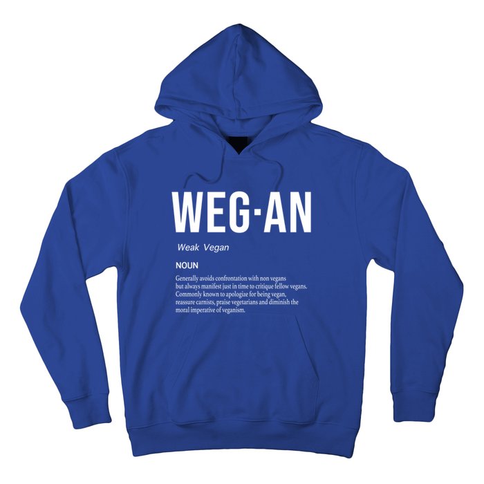 Funny Vegan Saying Quote Veganism Gift Wegan Definition Meaningful Gift Hoodie