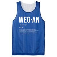 Funny Vegan Saying Quote Veganism Gift Wegan Definition Meaningful Gift Mesh Reversible Basketball Jersey Tank