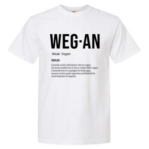 Funny Vegan Saying Quote Veganism Gift Wegan Definition Meaningful Gift Garment-Dyed Heavyweight T-Shirt