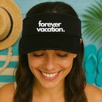 Forever Vacation Summer Break Visor