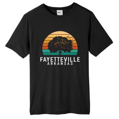 Fayetteville Vintage Sunset Arkansas Souvenir Tall Fusion ChromaSoft Performance T-Shirt