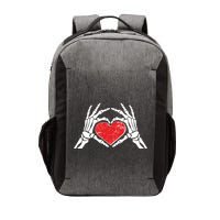 Funny Valentine Skeleton Bone Hands Heart Vector Backpack
