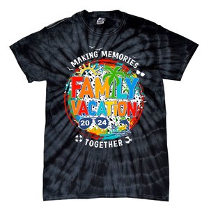 Family Vacation Summer Trip Making Memories Together Tie-Dye T-Shirt