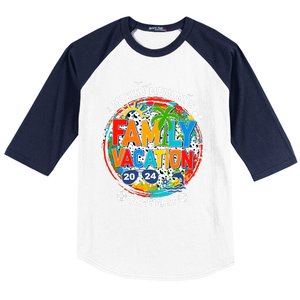 Family Vacation Summer Trip Making Memories Together Baseball Sleeve Shirt