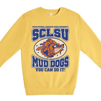 Funny Vintage SCLSU Mud Dogs Classic Football Premium Crewneck Sweatshirt