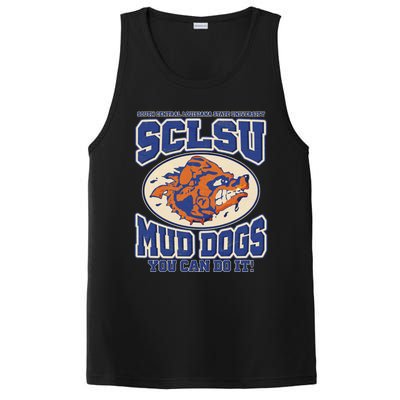 Funny Vintage SCLSU Mud Dogs Classic Football PosiCharge Competitor Tank