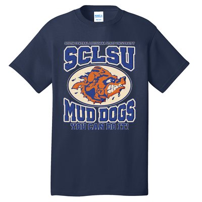 Funny Vintage SCLSU Mud Dogs Classic Football Tall T-Shirt