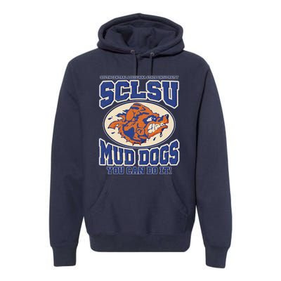 Funny Vintage SCLSU Mud Dogs Classic Football Premium Hoodie