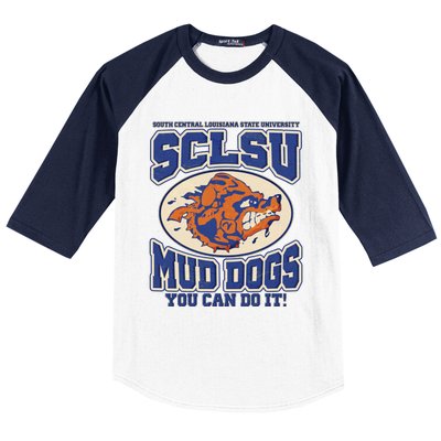 Funny Vintage SCLSU Mud Dogs Classic Football Baseball Sleeve Shirt