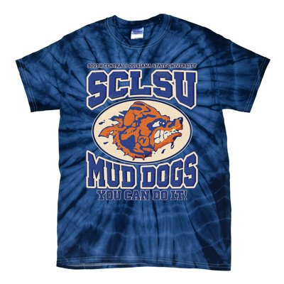 Funny Vintage SCLSU Mud Dogs Classic Football Tie-Dye T-Shirt