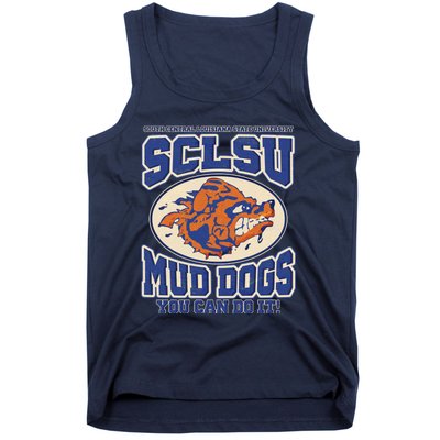 Funny Vintage SCLSU Mud Dogs Classic Football Tank Top