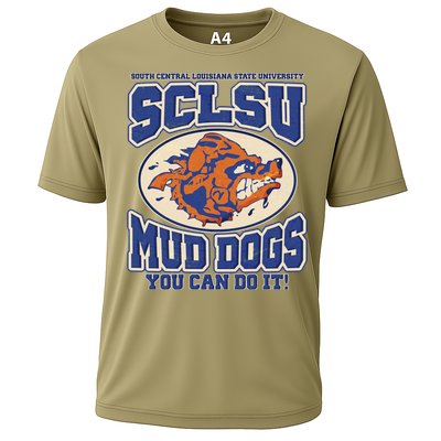 Funny Vintage SCLSU Mud Dogs Classic Football Cooling Performance Crew T-Shirt