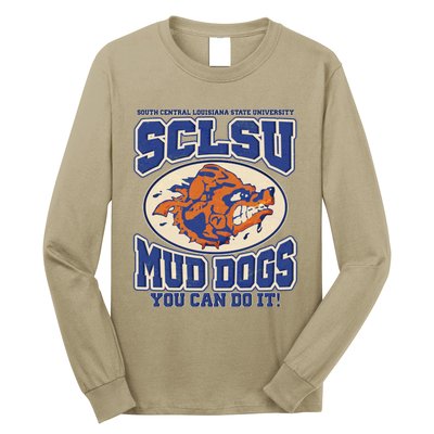 Funny Vintage SCLSU Mud Dogs Classic Football Long Sleeve Shirt